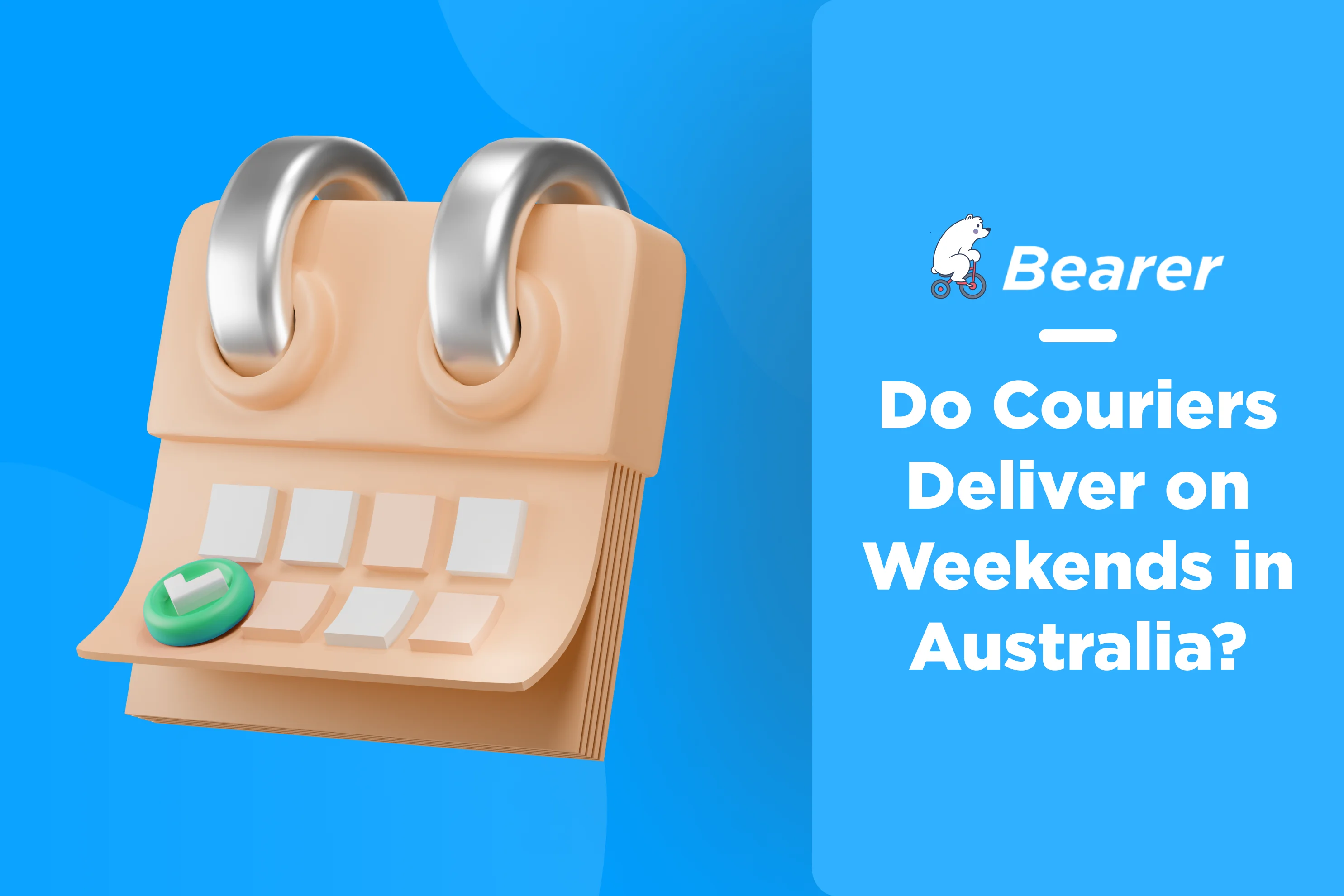 Do Couriers Deliver on Weekends in Australia